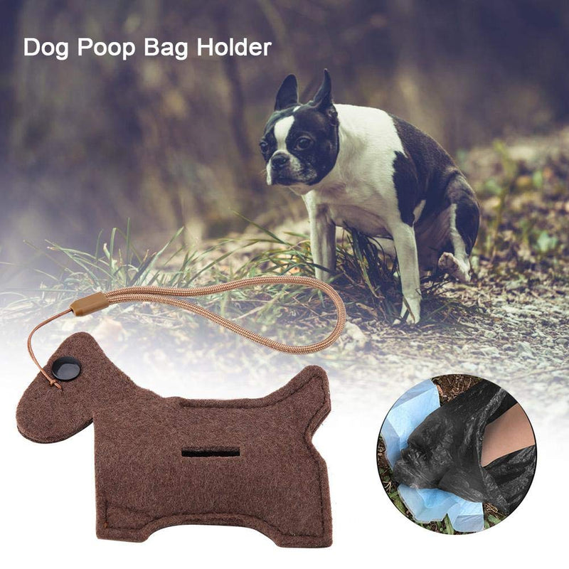 [Australia] - Dog Poop Bag Holder, Cartoon Shape Pet Waste Bag Collector Portable Unbreakable Puppy Poop Bags Dispenser Dog 