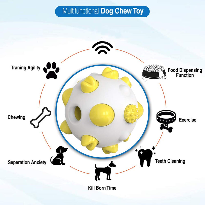 [Australia] - C&Y Durable Dog Ball Chew Toys,Indestructible Dog Toy Ball Interactive Toys for for Aggressive Chewers,Dogs Training Treats Teething Toys for Medium Large Dogs 