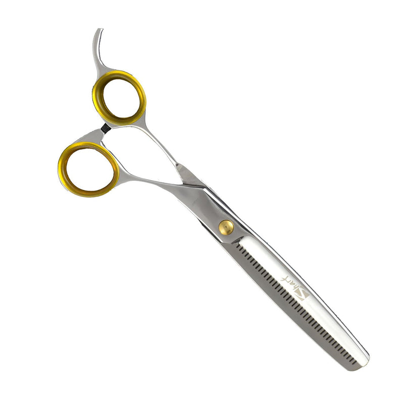 Sharf Gold Touch Pet Shears, 6.5" 42-Tooth Thinning Shear for Dogs, 440c Japanese Stainless Steel Dog Thinning Shears - PawsPlanet Australia