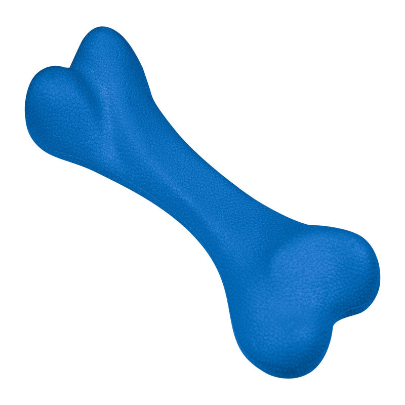 Qesonoo Dog Toys for Aggressive Chewers Dog SuperChewy Tough Dog Bone Toy for Large Medium Dogs Breed Strong Natural Rubber Bones Blue - PawsPlanet Australia