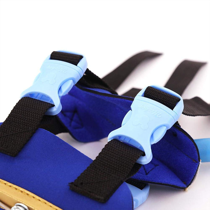 [Australia] - Niome Blind Dog Harness Vest Dogs Protective Vest Ring for Dogs with Blind Sick Eyes Pet Prevent Collision S 