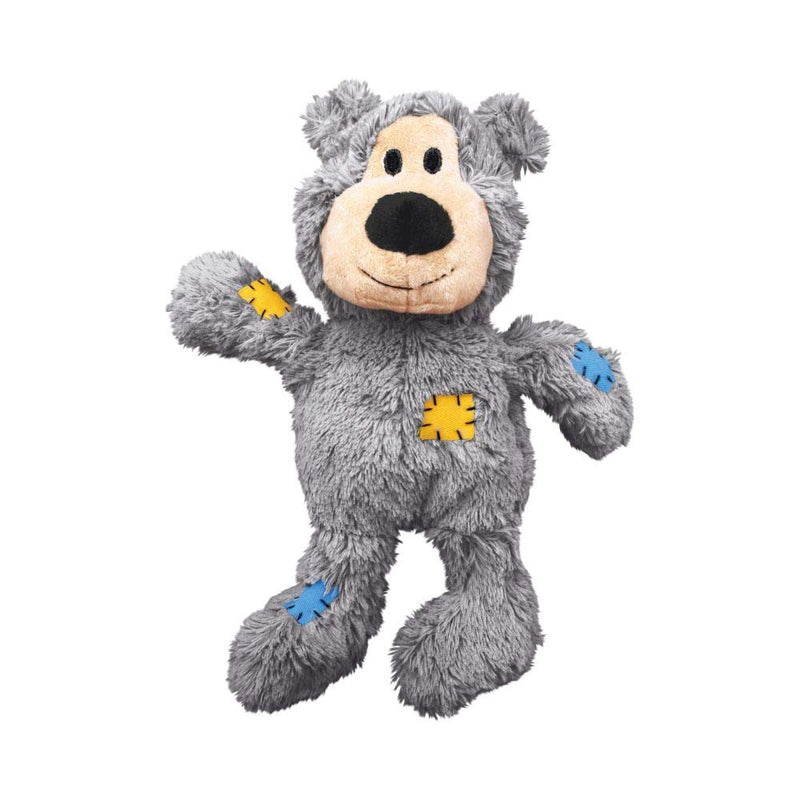 KONG Wild Knots Bear - SMALL/MEDIUM - Cuddly Outside, Durable Strong Inside Knotted Rope Skeleton - 3 Colours - PawsPlanet Australia