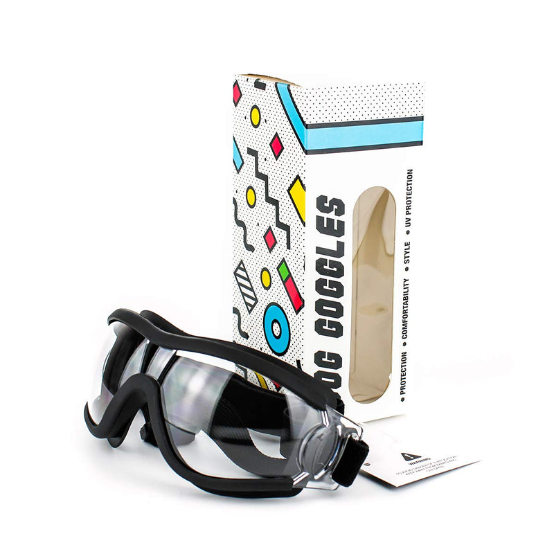 Trirock Dog Goggles and Sunglasses Prevention from ultraviolet UV rays for medium to large breeds pets for dogs w/Chin Strap - PawsPlanet Australia