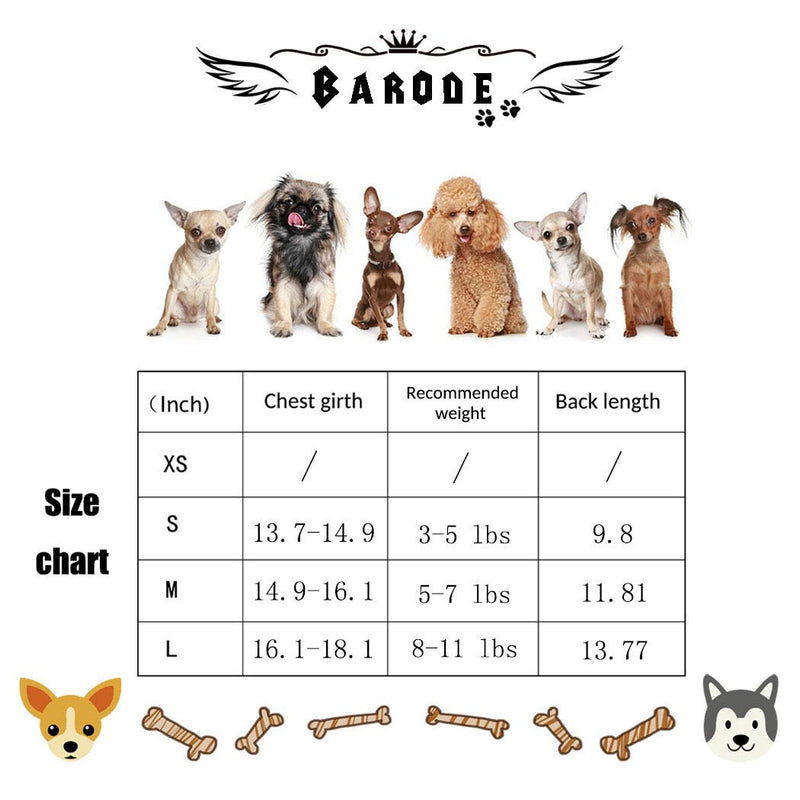 Barode Dog Raincoat Waterproof Dogs Rain Jacket with Hood Pet Puppy Rain Poncho Clothes for Dogs and Cats S White - PawsPlanet Australia