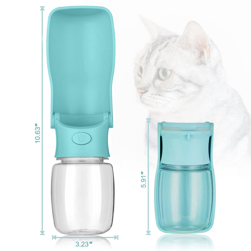 Portable Dog Water Bottle Dispenser - 12oz Foldable Water Dispenser for Dogs Leak Proof Lightweight Dog Travel Water Bottle Pet Summer Accessories for Outdoor Walking Hiking Traveling - PawsPlanet Australia