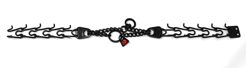 Herm Sprenger Black Stainless Steel Prong Dog Training Collar with Swivel Ultra-Plus Pet Pinch Collar No-Pull Collar for Dogs Anti Pull Training Collar Made in Germany 16in (41cm) x 2.25mm - PawsPlanet Australia