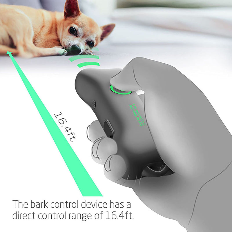 Ultrasonic Auto Anti Barking Device, Portable handheld Dog training and bark control device, Effective Control Range of 16.4 Ft, Safe for Pets Indoors and Outdoors - PawsPlanet Australia