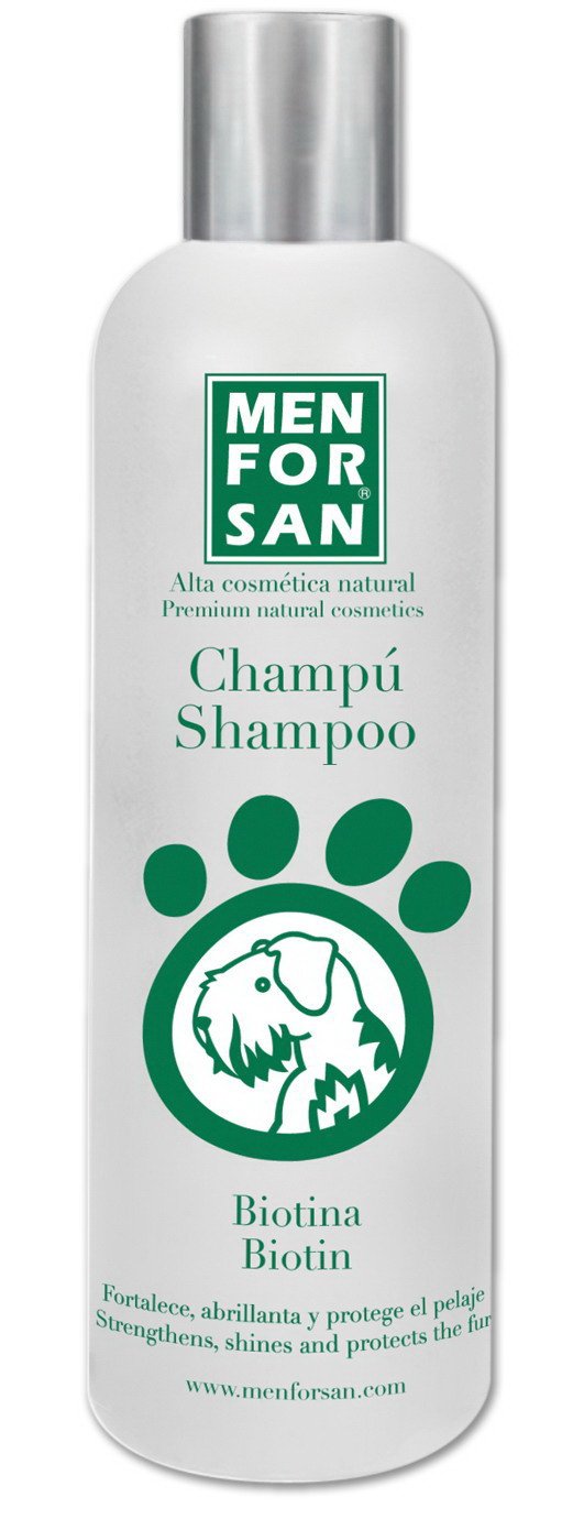 Menforsan Biotin dog shampoo 300 ml - PawsPlanet Australia