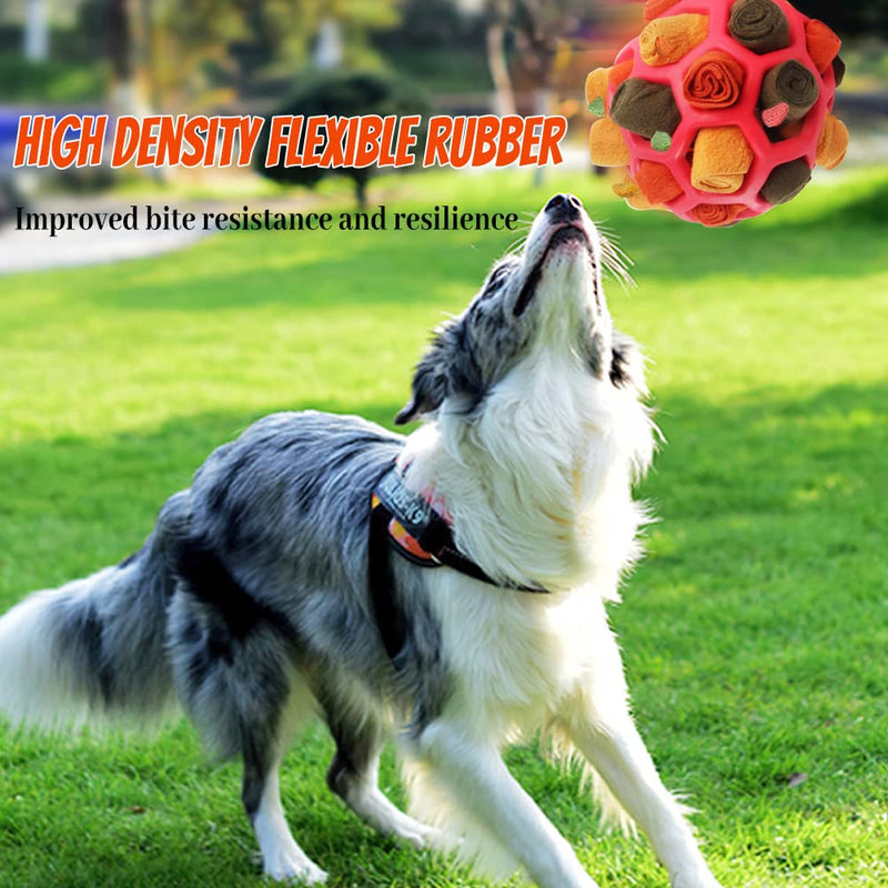 Waldspring Sniffing Ball for Dogs, Sniffing Ball, Dog Toy Sniffing Ball for Small Dogs Medium Dogs (Orange) Orange - PawsPlanet Australia