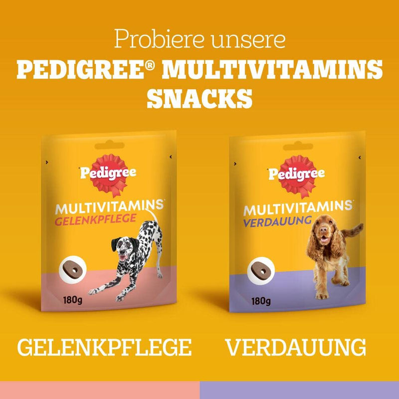 Pedigree dog snacks multivitamins immune system - 30 soft dog treats, 180g - supplements to support the immune system, easy feeding - PawsPlanet Australia