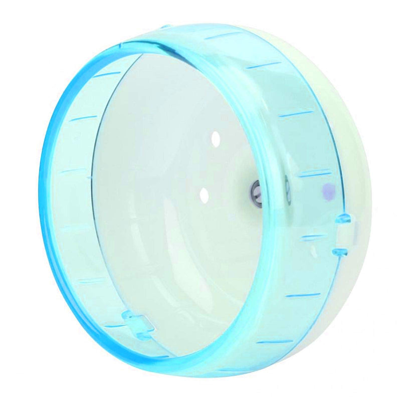 [Australia] - Felenny Hamster Wheel Toy Silent Runner Spinner Exercise Running Wheel Small Pets Plastic Silent Roller Exercise Wheel Cage Attachment Suitable for Small Animals Hamster Guinea Pig Blue 