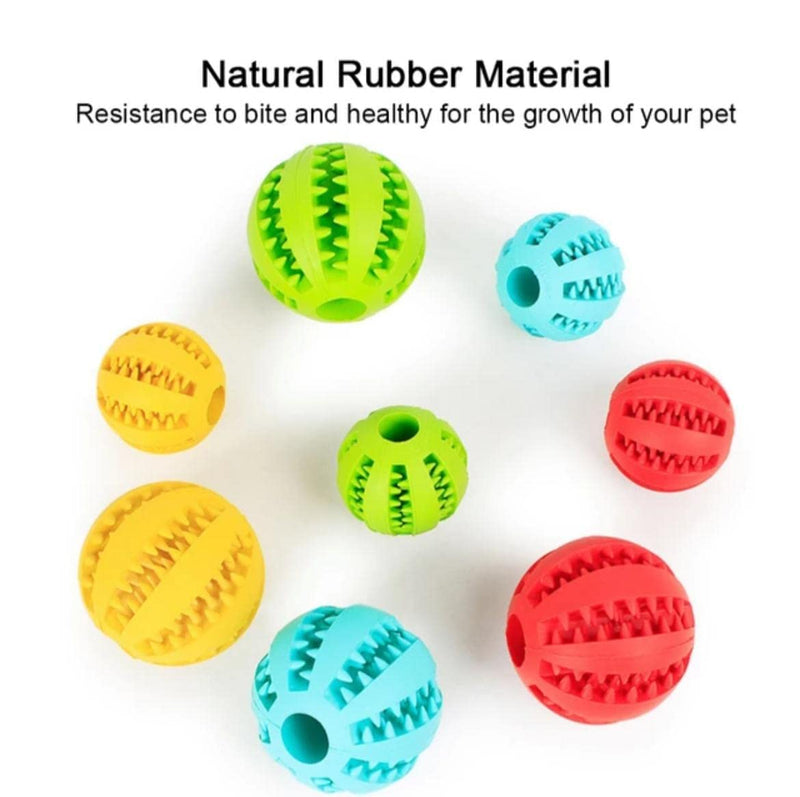 Sin America Interactive Dog Puzzle Toys NonToxic, Durable, Teeth Cleaning IQ Puzzle Chew Ball for All Kinds of Dogs (Green). green - PawsPlanet Australia