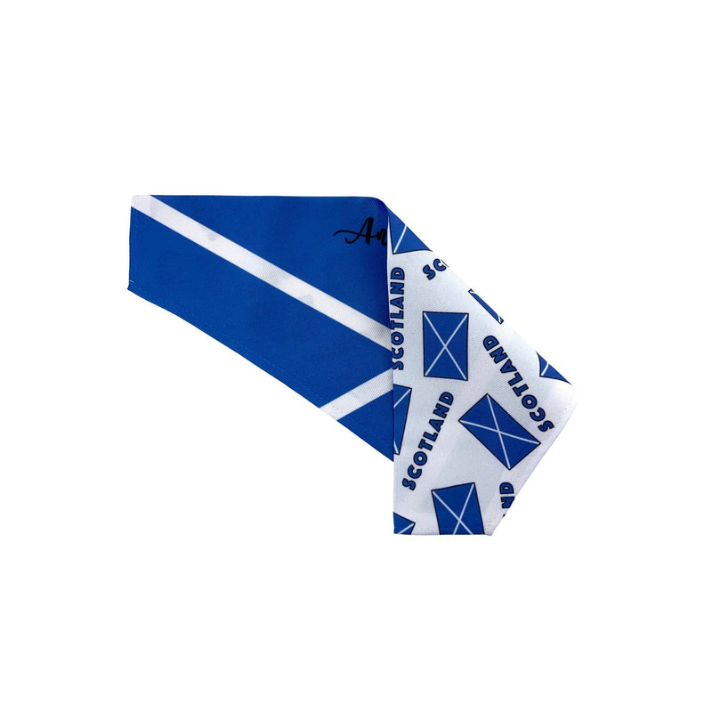 Scottish Flag Double Sided Slip-On Pet Bandana for Dogs, Cats and Rabbits Scottish Flag S - PawsPlanet Australia