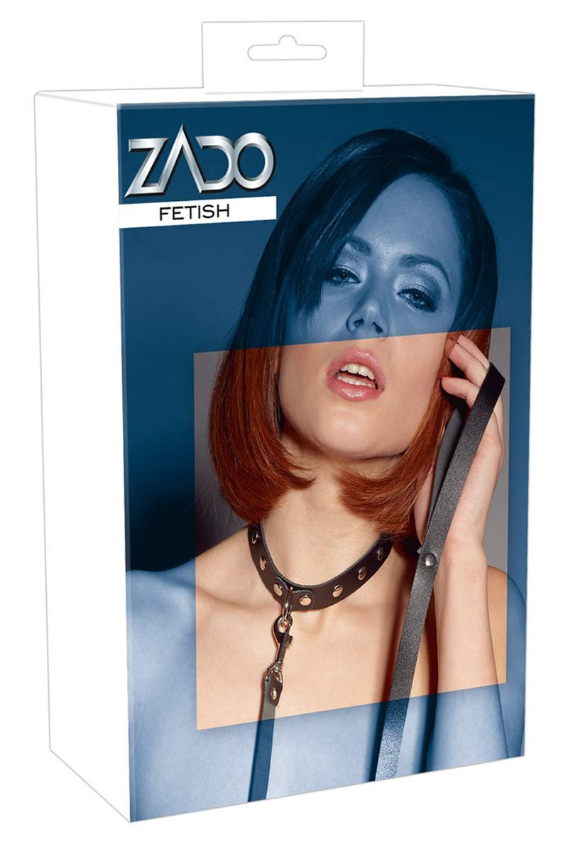Zado Leather Collar with Belt 238 g - PawsPlanet Australia
