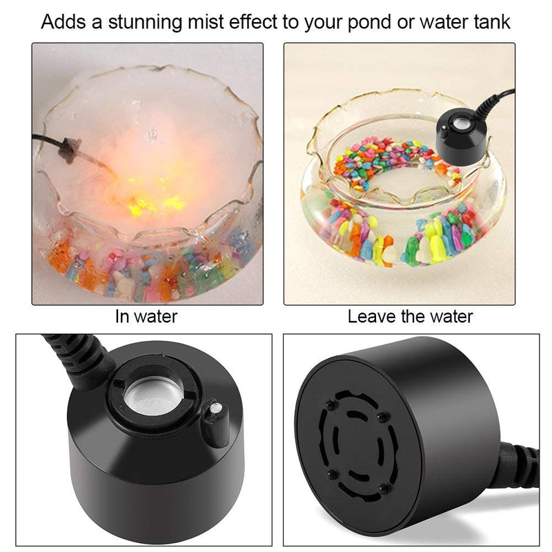 Mini Mist Maker Water Fountain Pond Fish Tank Creating Atmosphere for Garden Office Home Room Car - PawsPlanet Australia