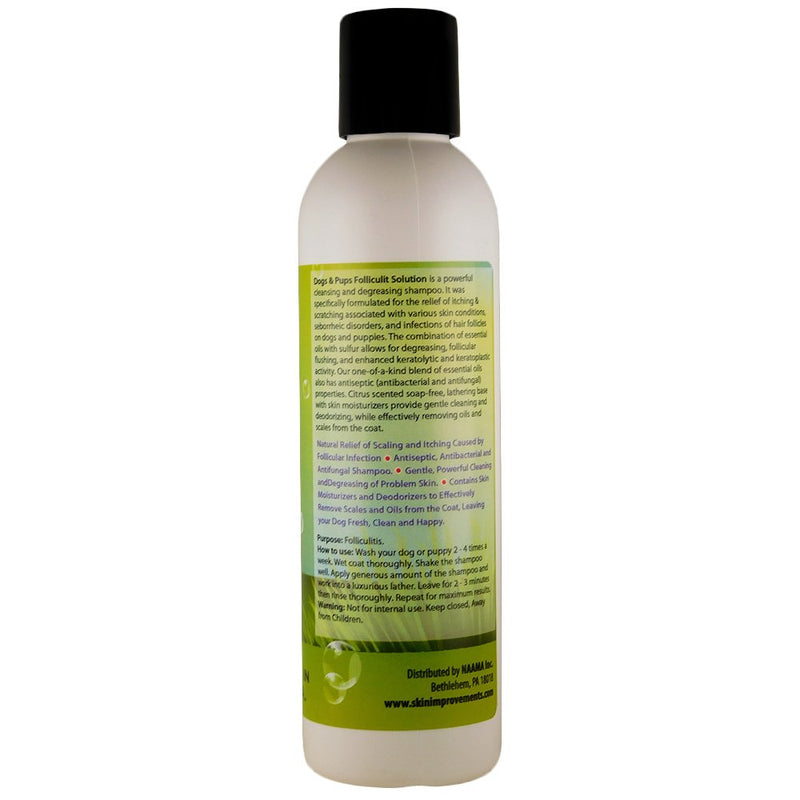 [Australia] - Therapeutic Shampoo Dogs & Puppies for Treatment of Folliculitis, Yeast, Fungal & Bacterial Infections, Seborrhea, Ringworm, Dandruff, Hot Spots, Scrapes, Itchy Skin - with Essential Oils - 6.0 OZ 