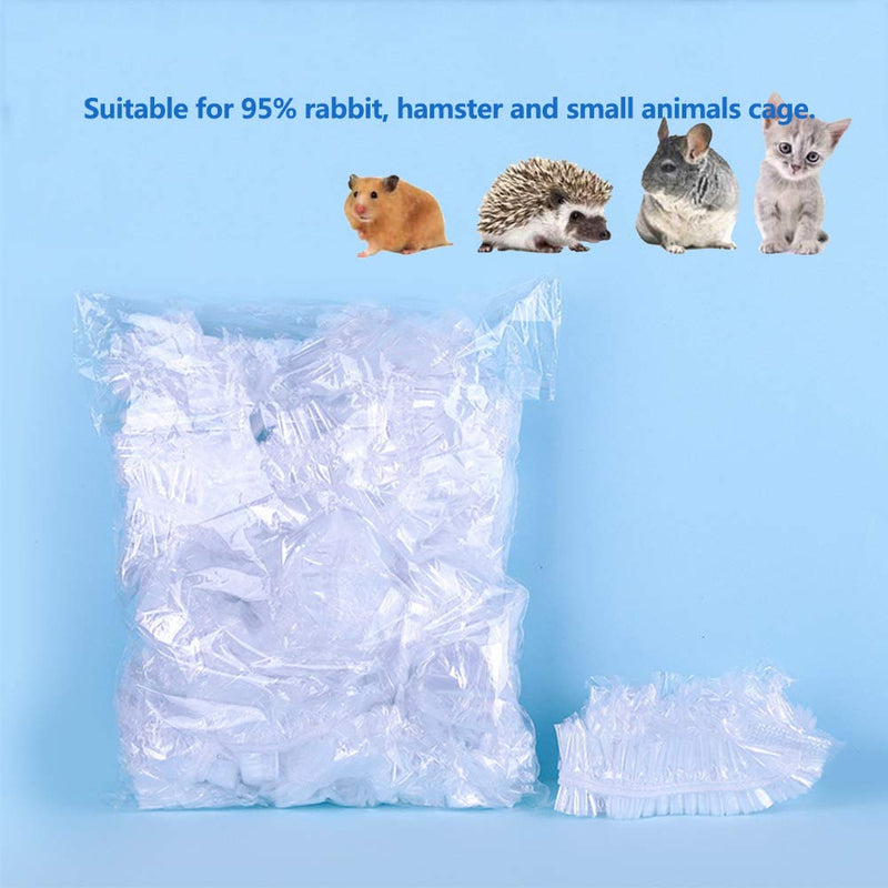 Guinea Pig Cage Liner Bag, Disposable Rabbit Leak Proof Plastic Cage Liners, Small Animal Bedding, Litter Pan Bags for Bunny/ Hamster/ Hedgehog 10 Count (Pack of 1) - PawsPlanet Australia