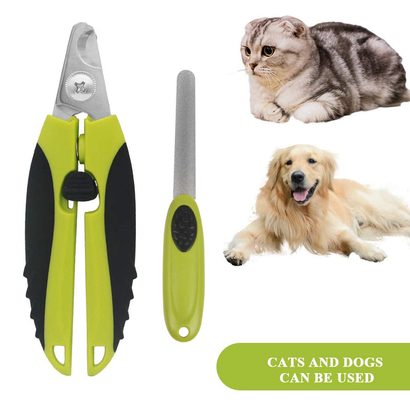 "N/A" Pet Nail Clipper and Trimmers,Pet Trimmer With Safety Guard to Avoid Over Cutting,Cat Nail Trimmer with Sturdy Non Slip Handles Comfortable Cutting Experience - PawsPlanet Australia