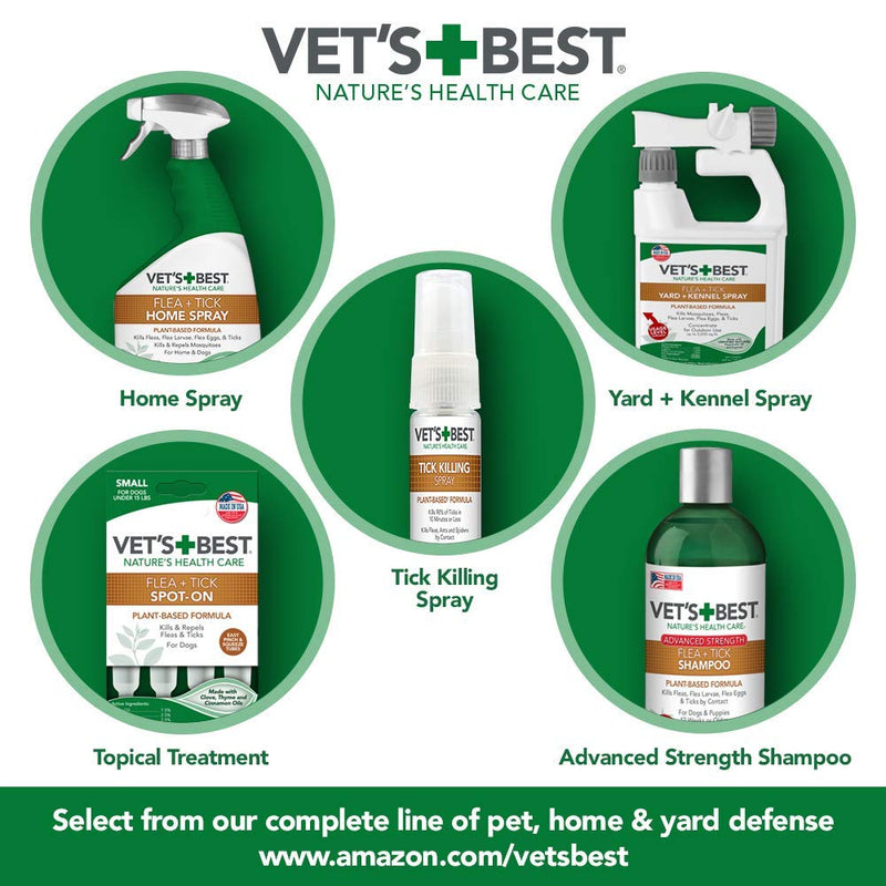 Vet's Best Tick Killing Spray for Dogs | 1 oz. Dog Tick Treatment Spray, 3165810827, 3165810827, 3165810827, 3165810827 - PawsPlanet Australia