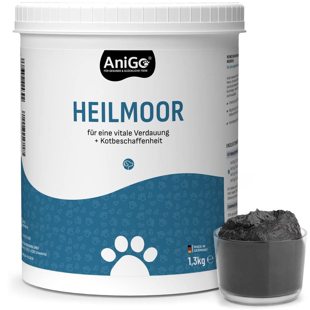 AniGo Healing Moor for Dogs 1.3kg - Improves the quality of the stool, optimal digestion, immune system, gastrointestinal activity, appetite stimulation I Natural healing clay moor for dogs - PawsPlanet Australia