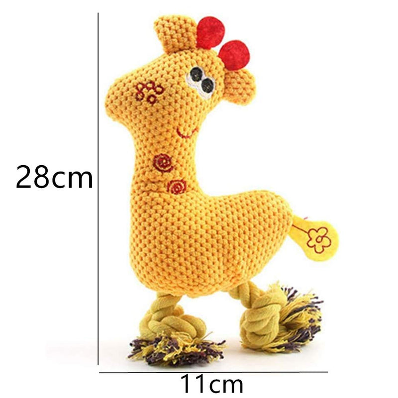 Dog Squeaky Toys Durable Dog Toys Dog Chew Toys Interactive Dog Toys Throw Toy Fawn Dog Toys Sound Dog Toys for Small and Medium Dog Playing - PawsPlanet Australia