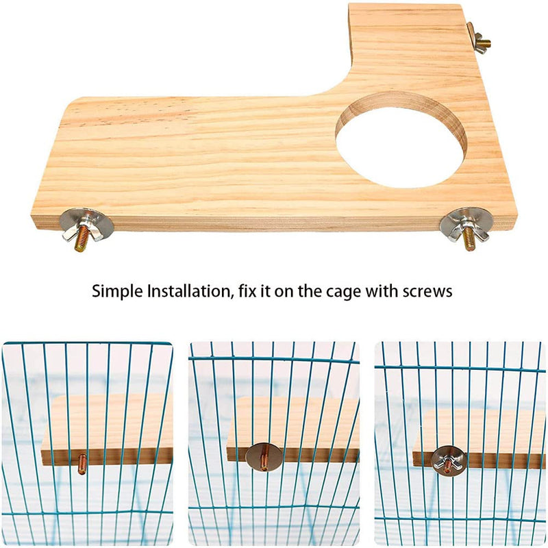 FDDD 4 pieces hamster toys, hamster accessories set, small animal toys, hamster cage accessories, hamster wooden springboards for small animals, hamster chinchilla parrot for the cage - PawsPlanet Australia