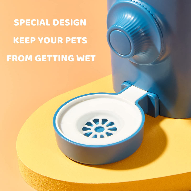 Rabbit Water Bottles, 600ml Hamster Water Bottle, Guinea Pig Water Bottle Non Drip, Gravity Automatic Pet Water Dispenser for Small Animals Bunny Guinea Pig Chinchilla Hedgehog Ferret Squirrel (Blue) Blue - PawsPlanet Australia