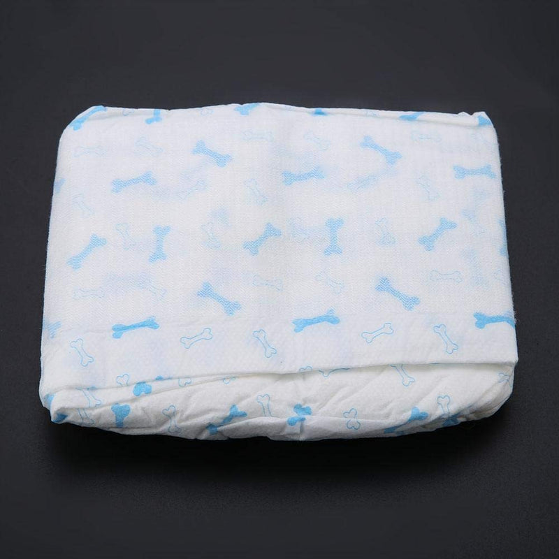 Pssopp Disposable Dog Nappies Male Dog Diapers Wrap Super Absorbent Soft Pet Diapers Puppy Training Diapers (M) M - PawsPlanet Australia