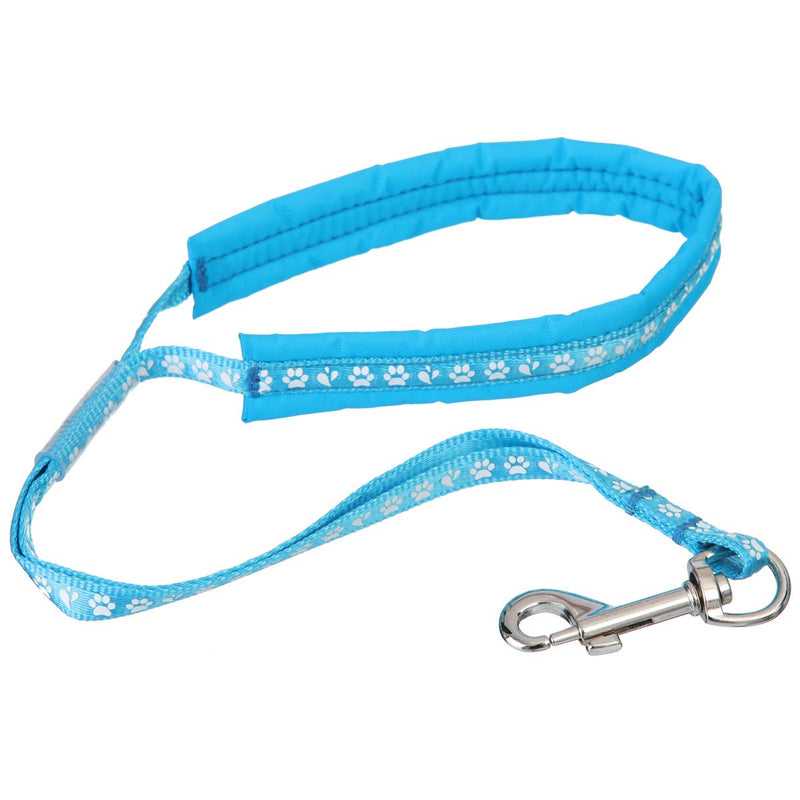 GROOM PROFESSIONAL Allon Basic Noose With Padding Paw Print Cyan Blue 45cm - PawsPlanet Australia