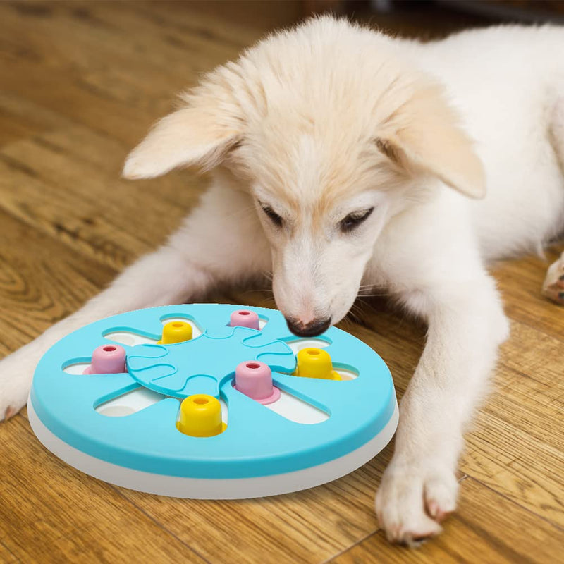 Dog Slow Feeders Puzzle Toy - IQ Training Toy Box for Puppies, Anti-Slip Pet Interactive Slow Feeder, Doggies Treat Dispensing for Health - PawsPlanet Australia