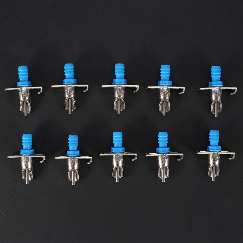 10PCS Rabbit Drinker Nipple - Automatic Water Nippler Drinker Feeders Double Hang Springs Drinker for Rabbit Farm Animals Pet - PawsPlanet Australia