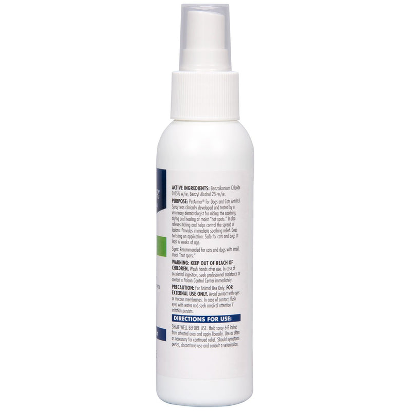 PetArmor Anti-Itch Spray for Dogs & Cats, 4 oz - PawsPlanet Australia