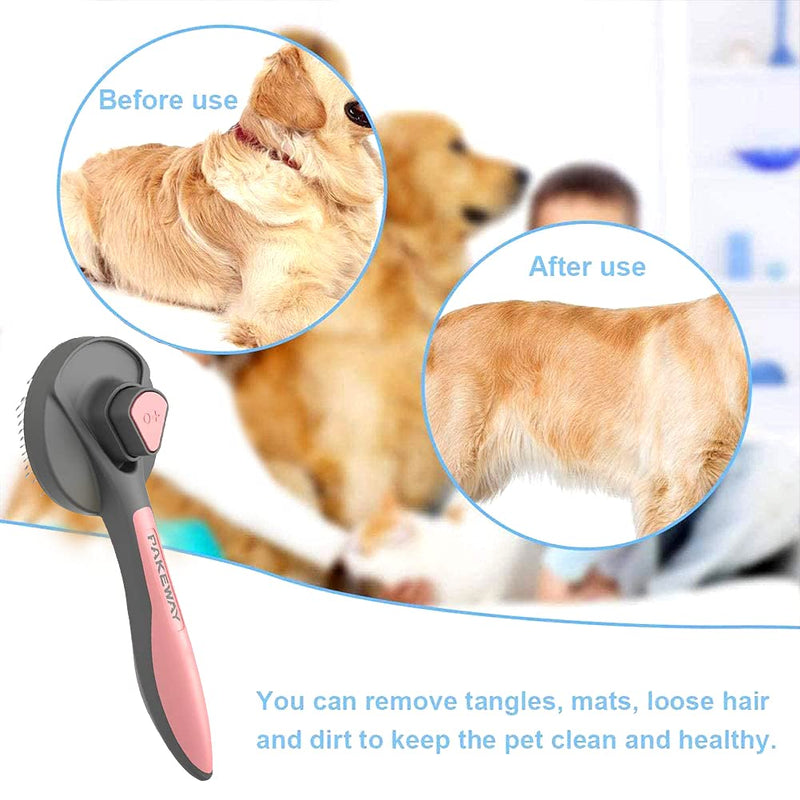 GOODGDN Grooming Brushes for Dogs,Pet Grooming Brush, Daily Use to Clean Loose Fur & Dirt,Great for Dogs and Cats With Medium Long Hair Remove Tangles Dead Undercoat and Dirt Suitable For Many Pets - PawsPlanet Australia