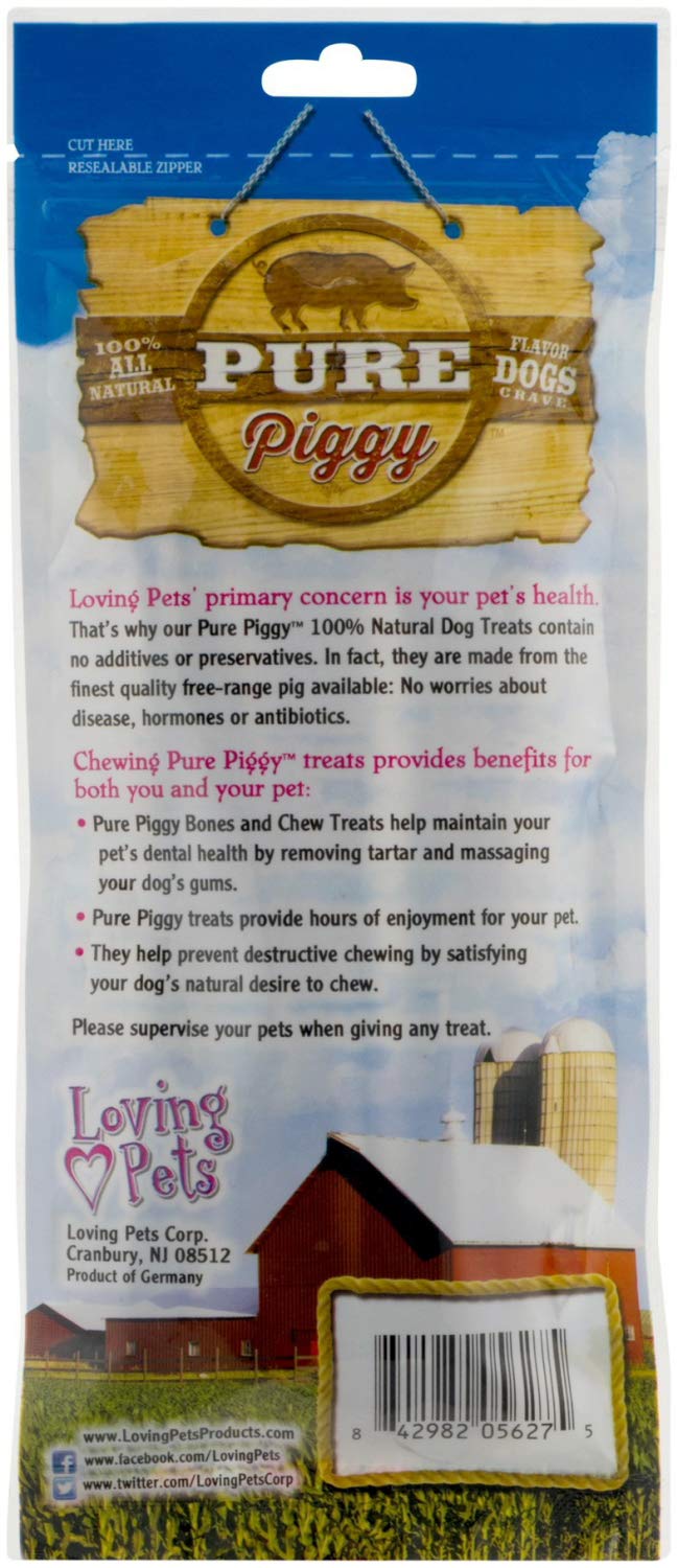 [Australia] - Loving Pets Pig Pizzles for Dogs, 6-7 Inch, Pure Piggy, 6 Count, 6 Pack 