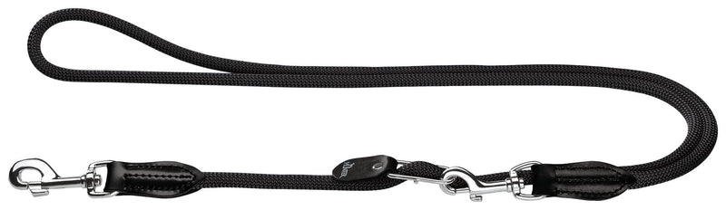 HUNTER FREESTYLE Vario leash for dogs, robust, weatherproof, 1.0 x 260 cm, black - PawsPlanet Australia