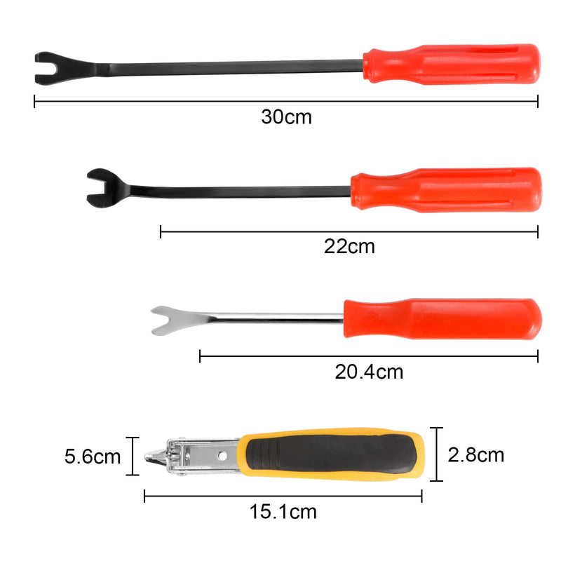 LUNEKUCK Pack of 4 staple removers with tack puller tool staple remover staple remover nail lifter upholstery staple lifter for removing all types of staples - PawsPlanet Australia