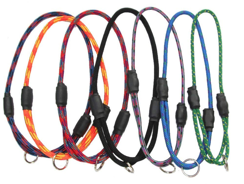 [Australia] - National Leash Thin Mountain Rope Dog ID Collar- Firecracker - Medium Size- The Original Snickers Collar 