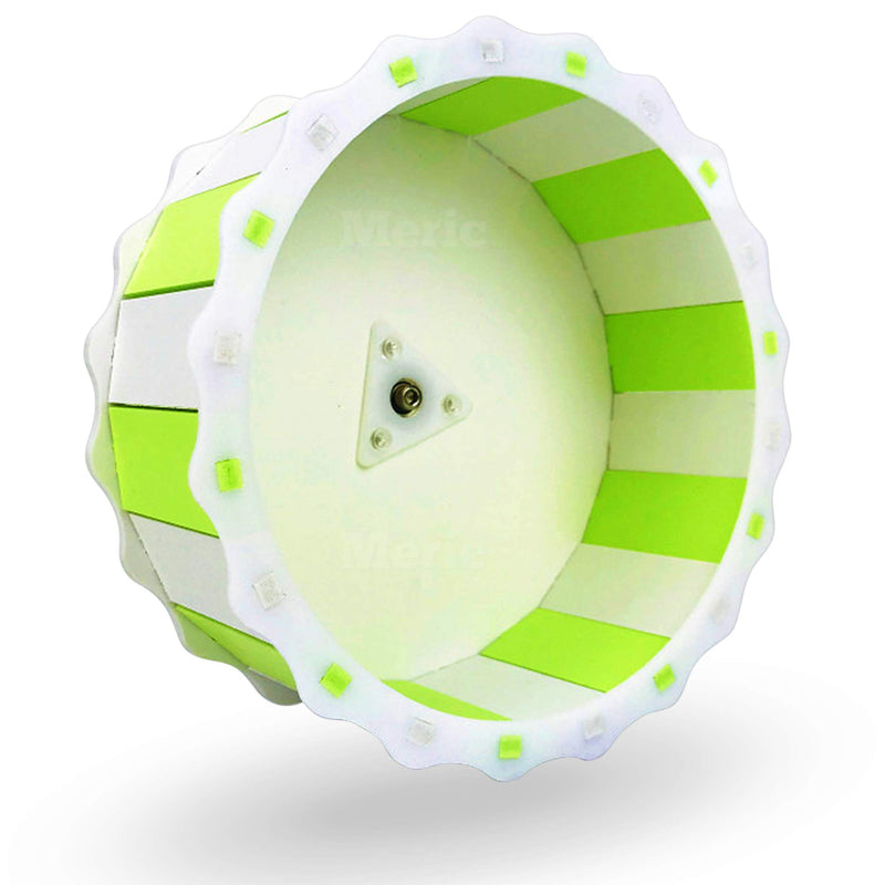 Meric Silent Spinner Wheel for Dwarf Hamsters and Mice, Comfort Wheel Saves Space, Easy to Maintain and Install, Silent Hamster Wheel Gives You A Good Night of ZZZZ’s - PawsPlanet Australia