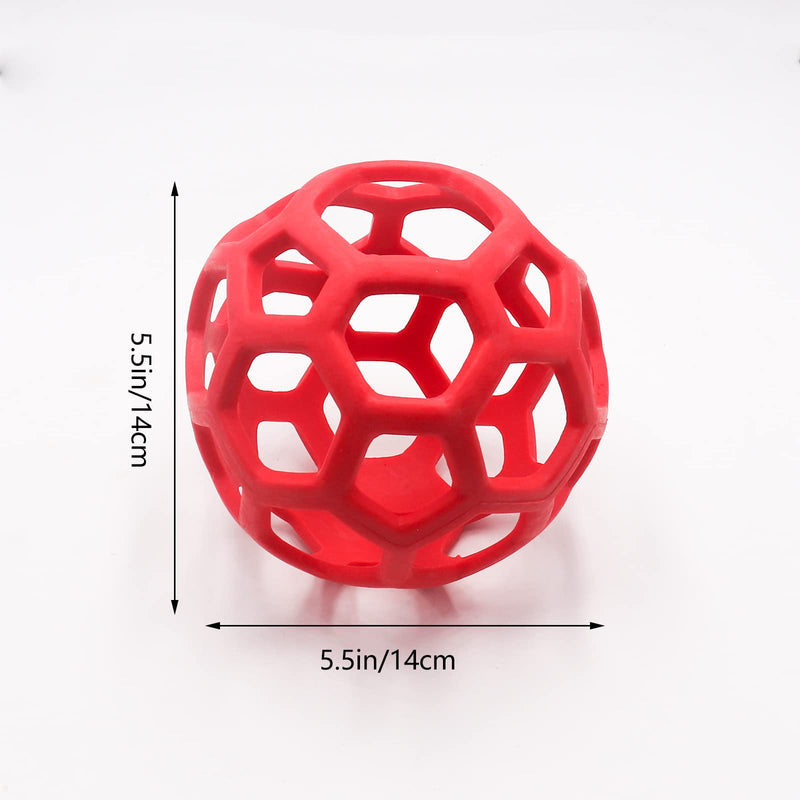 LODCZIOE Turtle Treat Ball Toy Hay Feeder Ball, Feeding Grass Ball for Turtle, Fruit Vegetable Feeder Holder Foraging Toy for Small Animals Pet Red/Excursion, Plain (Getaway Solids) - PawsPlanet Australia
