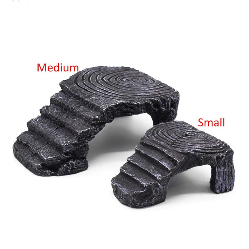 Saim Aquarium Decor Basking Platform Ramp For Small Turtles,Small - PawsPlanet Australia