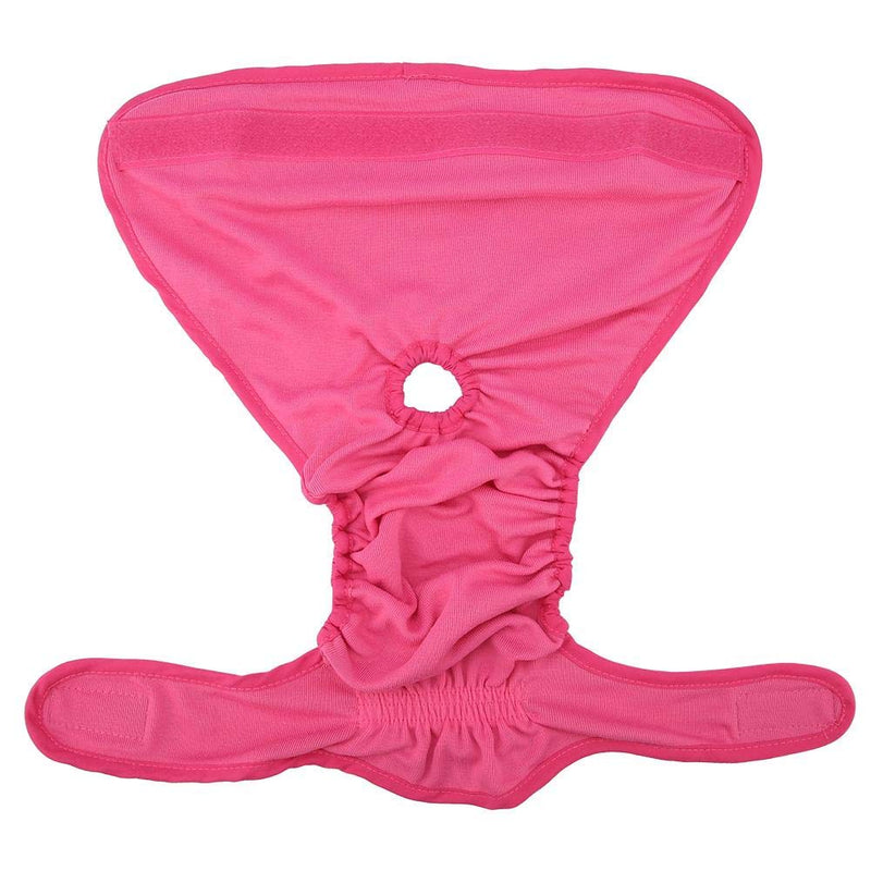 TOPINCN Dog Underwear Cotton Fabric Flexible Physiological Pants Puppy Female Pet Sanitary Diaper for Small Medium Large Dogs(M-Pink) M Pink - PawsPlanet Australia