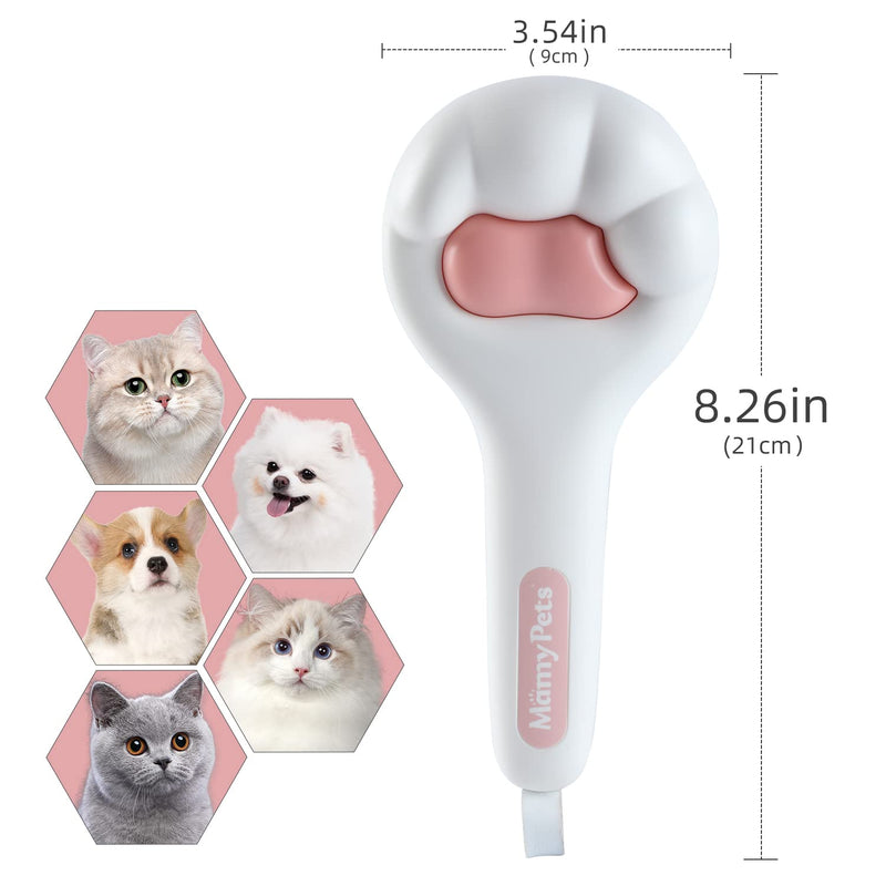 Cat Brush for Shedding and Grooming, Self Cleaning Slicker Brush for Long Haired Cats, Small Dog Hair Shedding Brush for Puppy Kitten Massage Removes Loose Undercoat, Play Cat Comb - PawsPlanet Australia