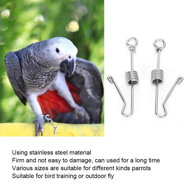 AMONIDA Small Parrots Foot Buckle Moving Parrots Leg Buckle Parrots Leg Buckle, Small Parrots Foot Ring Parrots Foot Buckle, for Pet Parrots(Increase) - PawsPlanet Australia