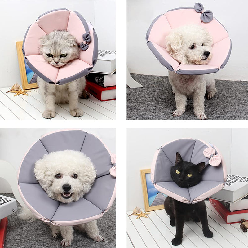 DELIFUR Dog Breathable Cone Collar Pet E-Collar Elizabethan Collars after Surgery Recovery Pet Cone for Cats and Small Dogs Breathable Soft Edge and Easy to Clean(XS) X-Small - PawsPlanet Australia
