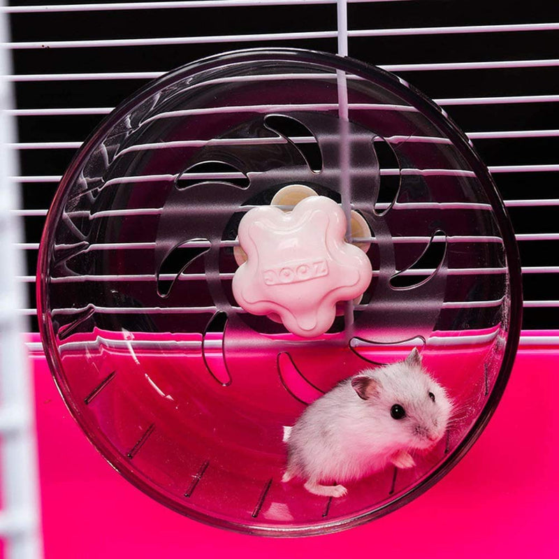 ISMARTEN Pet Hamster Running Wheel Toy Roller Round Silent Cage Exercise Wheel Silent Spinner for Small Pet Hamsters Mice Rat Gerbils - PawsPlanet Australia