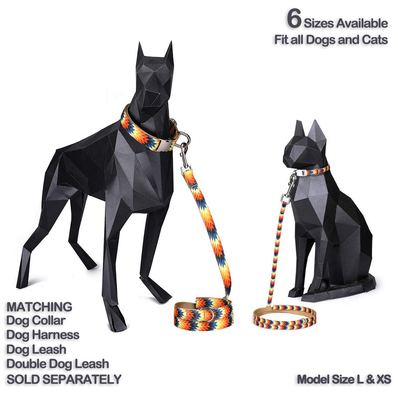 [Australia] - waaag Dog Leash Cat Leash, Abstract Geometric Aztec Tribal Dog Leash for Small, Medium and Large Dogs (Large) 1 in. x 4ft 