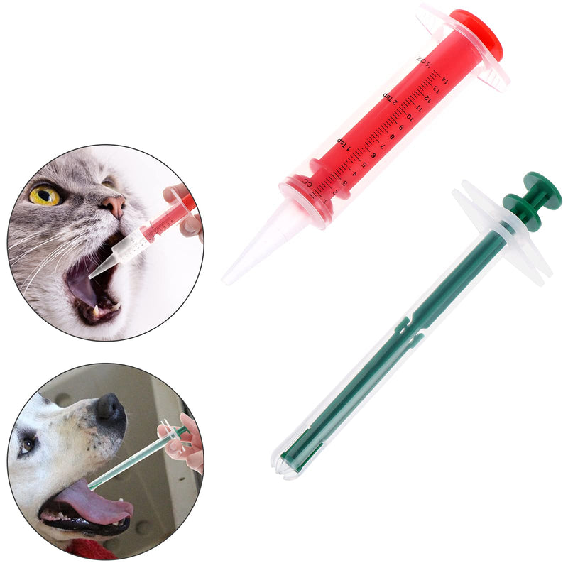 PIAOPIAONIU 4 Pcs Pet Cat Dog Pill Shooter Syringe Pet Medicine Feeder Piller Dispenser Reusable Medical Feeding Tool for Cats,Dogs and Small Animal - PawsPlanet Australia