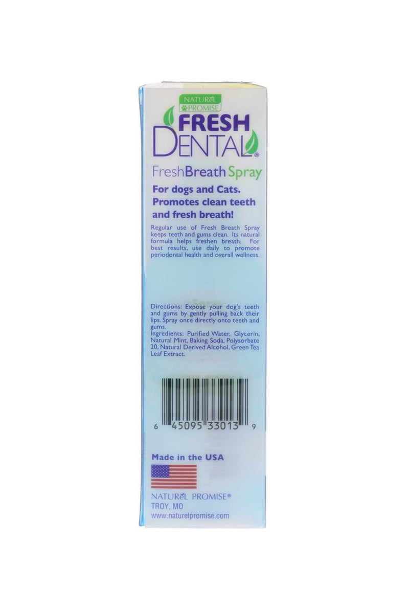 Naturel Promise DNP33013 Fresh Dental Dog Spray, 4-Ounce - PawsPlanet Australia