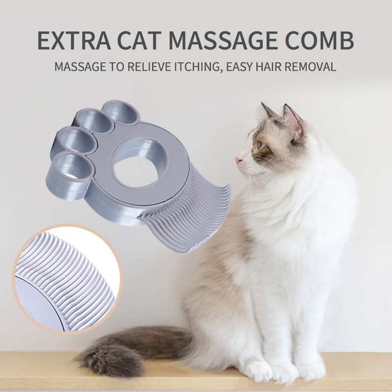 [Australia] - MOMIKA Cat Brush and Dog Brush, Pet Brush for Shedding Grooming, Slicker Cat Brush for Short/Long Hair with Self Remove Button 1 comb 