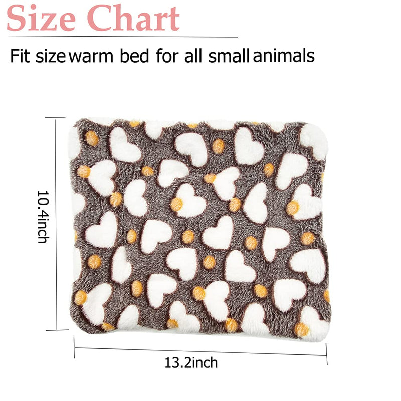 3 Tier Guinea Small Pig Hamster Hanging Hammock and Warm Bed,Animals Pet Cage Hammock Accessories Bedding for Chinchilla Parrot Hamster Rat Playing Sleeping (Coffee) Coffee - PawsPlanet Australia